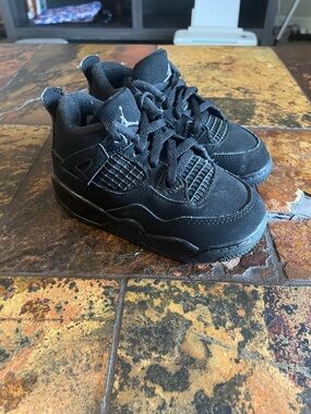Toddler Black cats Jordan Sneakers
